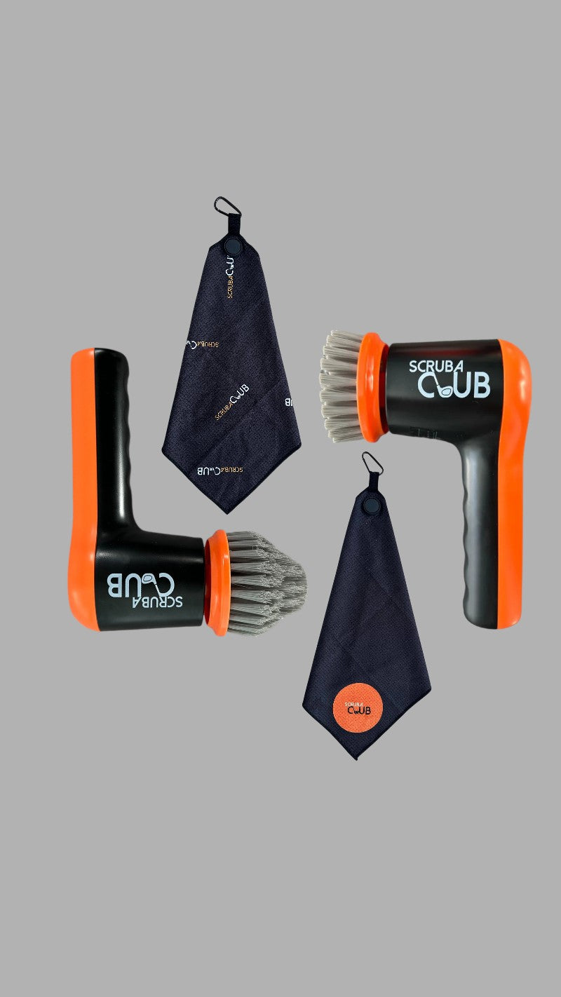 Scrubaclub DUO Pack Bundle + TWO Towels