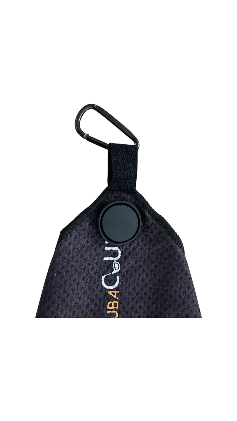 Scrubaclub Towel with Magnetic Clip - Linear Logo